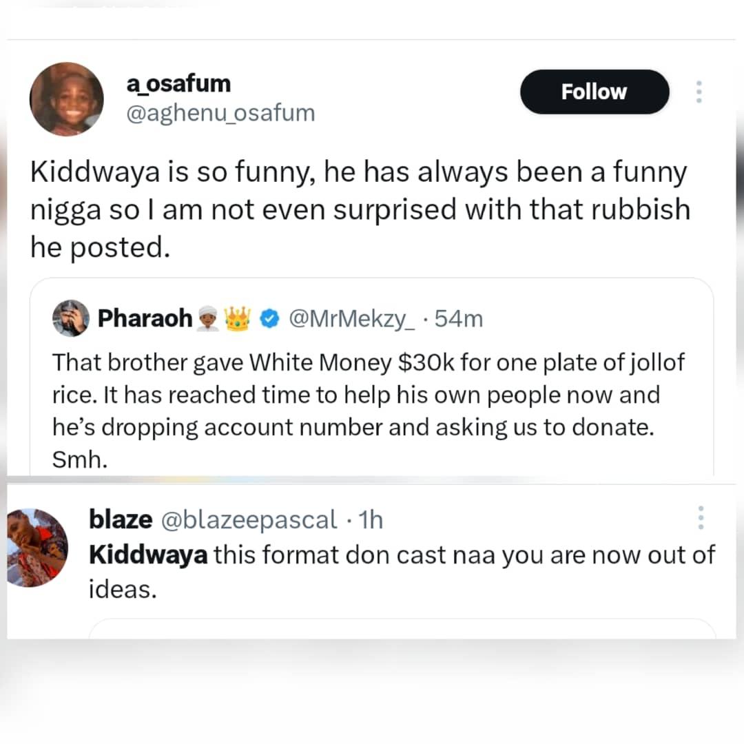 You gave White Money $30k for Jollof but now you're dropping account number? Nigerians drag Kiddwaya over Benue donation appeal