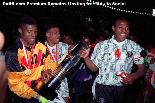 Peter Rufai and Stephen Keshi