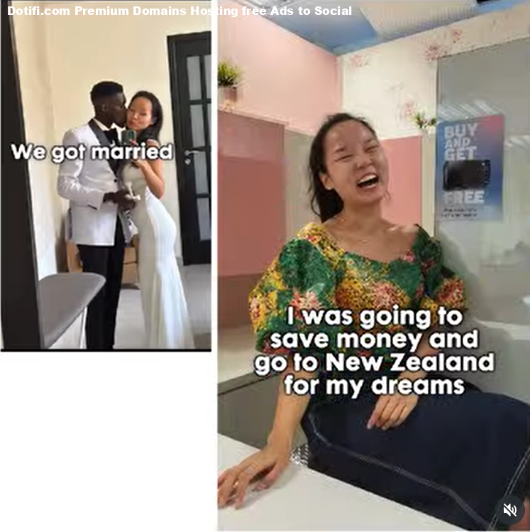 Asian lady shares how she came to Nigeria for work but ended up finding love and staying back