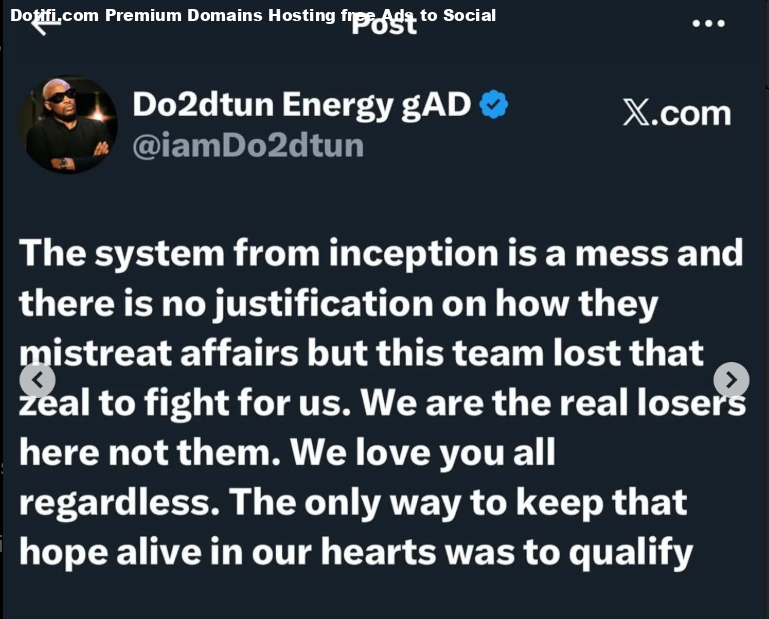 Youre playing for us, not them - OAP Do2dtun calls out Super Eagles after World Cup miss