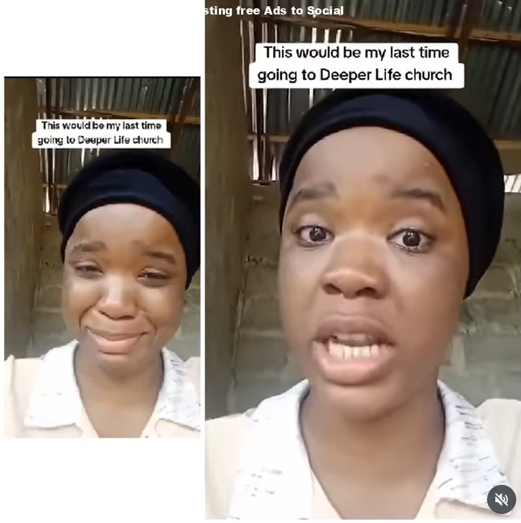 This would be my last time going to Deeper Life Church  Lady breaks down after being embarrassed in church