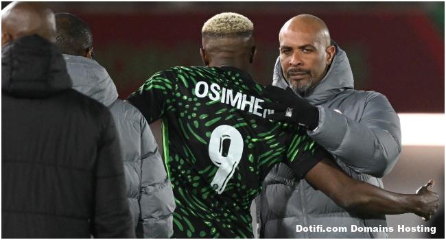 Nigeria's forward #09 Victor Osimhen