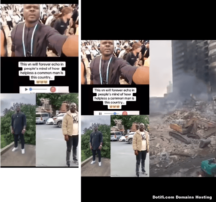 Heartbreaking final calls emerge from victim trapped in Great Nigeria House fire at Balogun Market