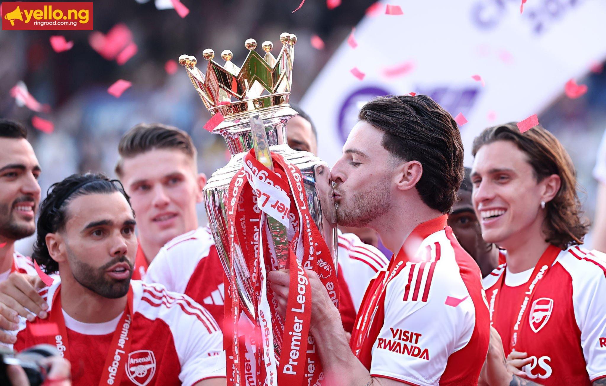 Arsenal, Premier League, Mikel Arteta, Bukayo Saka, Declan Rice, 2025/26 English Premier League