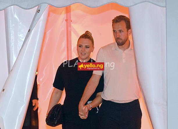 Harry Kane and his wife Katie Goodland