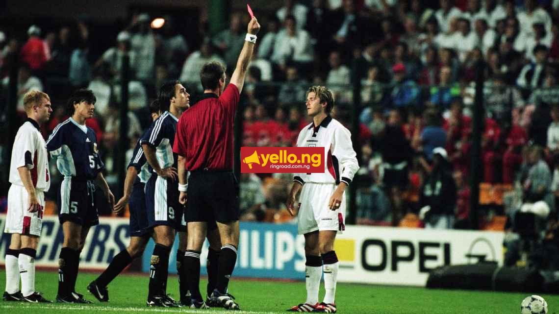 David Beckham, England, Argentina, World Cup