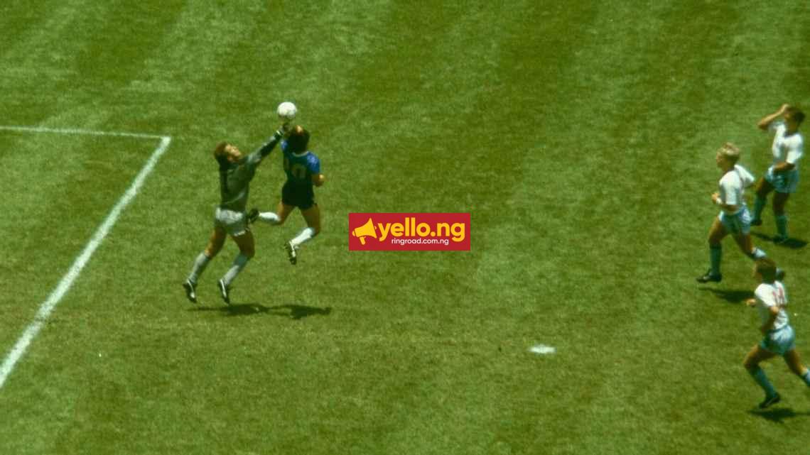 Peter Shilton, Diego Maradona