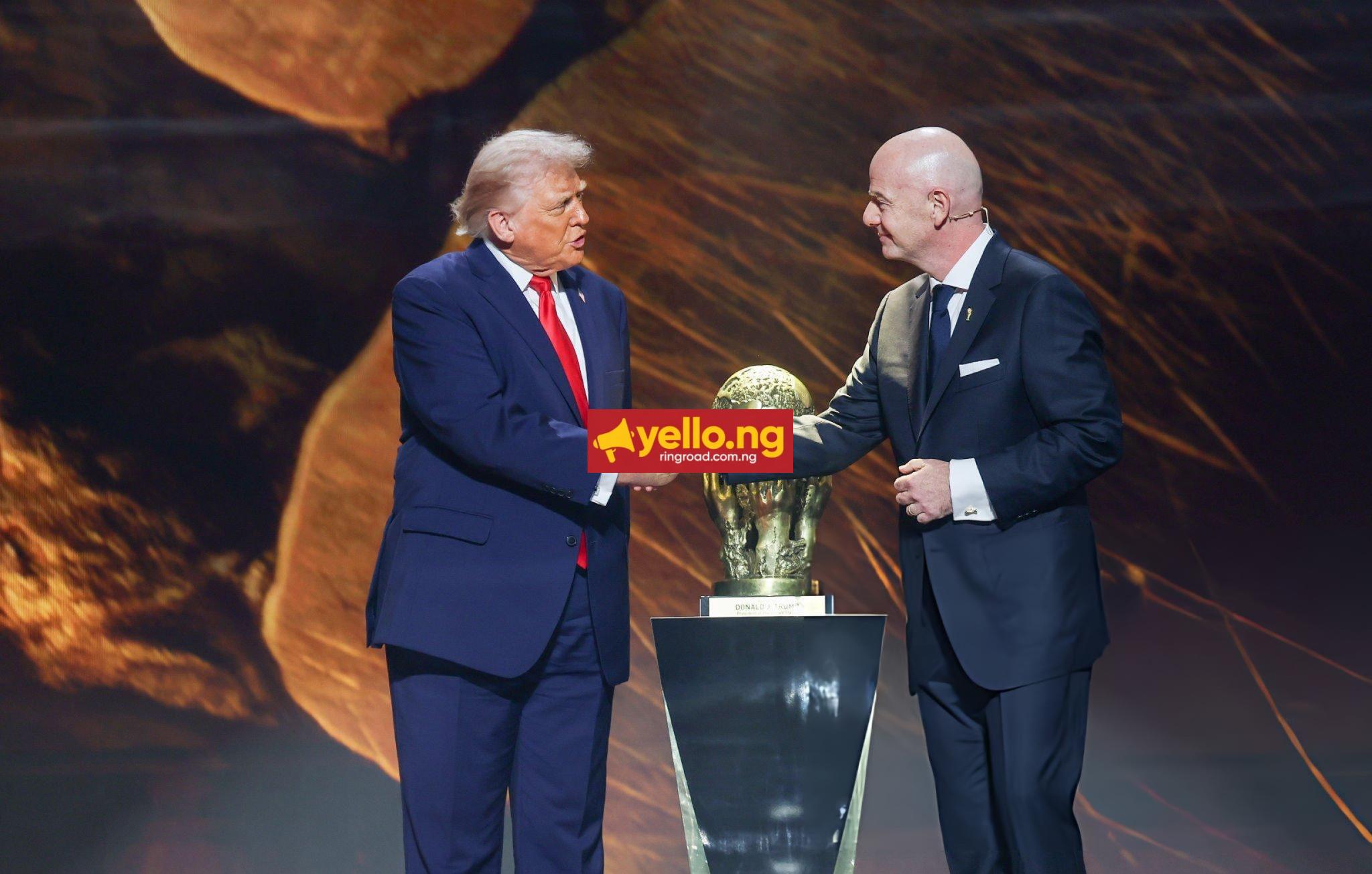 Donald Trump, Giannis Infantino, Folarin Balogun, FIFA, 2026 FIFA World Cup, United States of America, Belgium, Bosnia